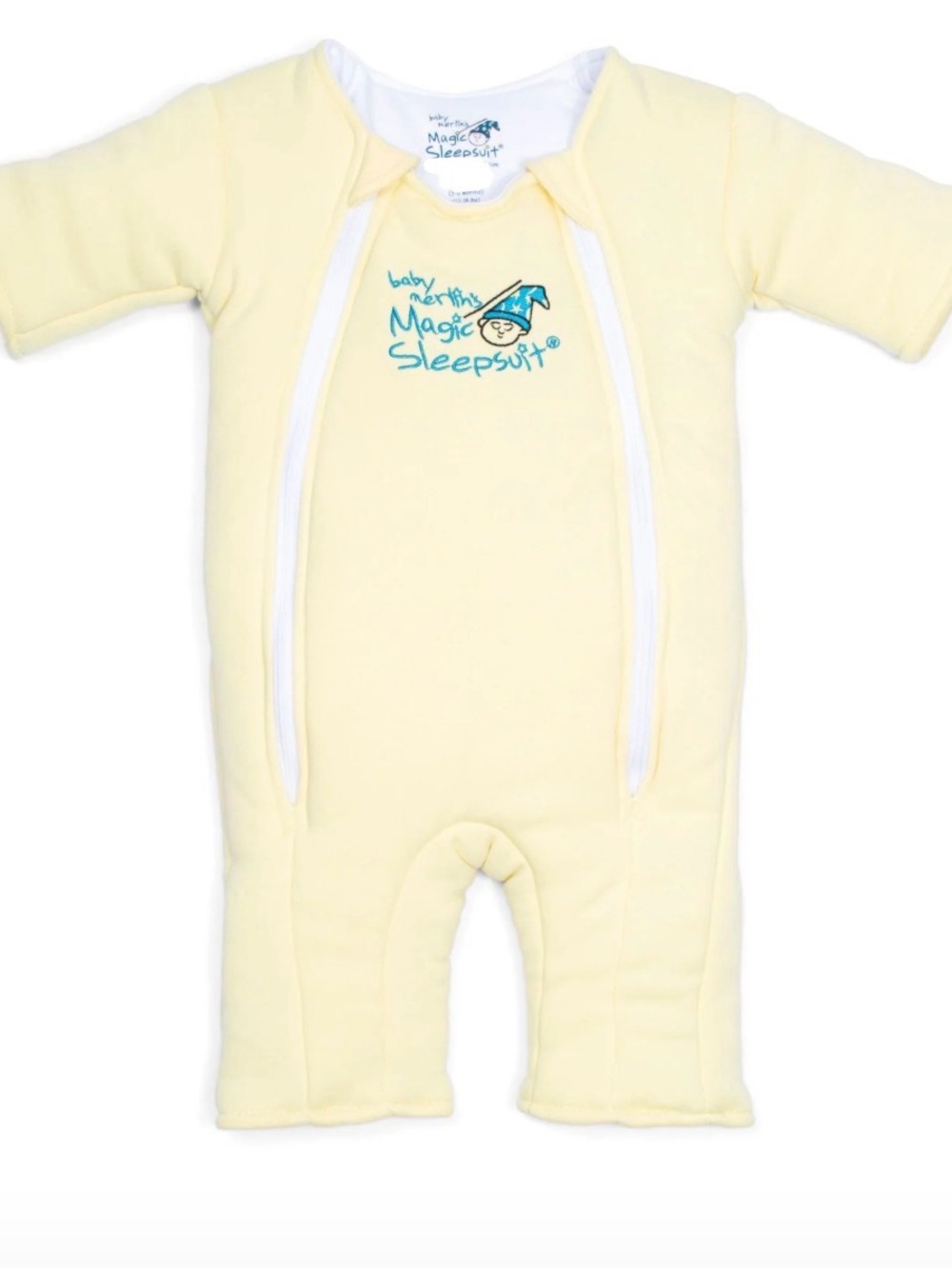 Baby Merlin's Magic Sleepsuit - Pale Yellow Infant Sleeper